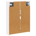 vidaXL Armoire Miroir de Salle de Bain Blanc 53 5 x 15 5 x 70 cm