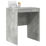 vidaXL Bureau Gris béton 60 x 50 x 76 cm