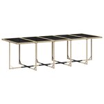 vidaXL Ensemble à manger de jardin et coussins 15 Pièces mélange beige