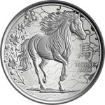 Monnaie LUNAR HORSE 1/10 Oz Argent 100 Francs Cameroon 2026 (PRÉCOMMANDE)