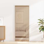 vidaXL Rideau de porte anti-insectes multicolore 90 x 200 cm Bambou