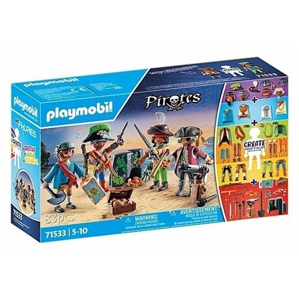 PLAYMOBIL 71533 - Pirates Figurines My Figures : Pirates