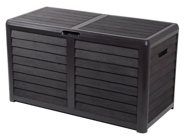 COFFRE JARDIN BAYA - 117 X 54 X 65 CM - Gris anthracite