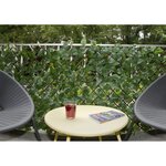 Nature Treillis de jardin avec feuilles vertes de laurier 90x180 cm
