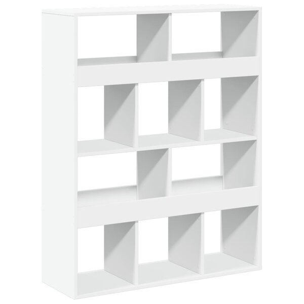 vidaXL Bibliothèque blanc 100x33x125 5 cm bois d'ingénierie