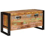 vidaXL Cabinet à chaussures Marron bois de récupération massif