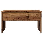 vidaXL Table basse vieux bois 80x50 5x41 5 cm bois d'ingénierie