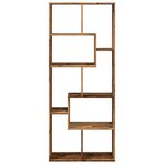 vidaXL Étagère séparatrice de pièce vieux bois 67x25x161 5 cm