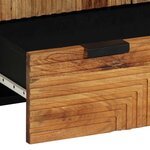 vidaXL Highboard Marron 60 x 33 x 100 cm Bois d'acacia massif