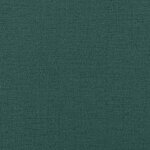 vidaXL Canapé Chesterfield 2 places vert foncé tissu