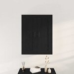 vidaXL Meuble mural Chêne noir 69 5 x 34 x 90 cm Bois d'ingénierie