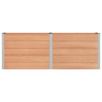vidaXL Jardinière surélevée Marron 250 x 50 x 91 cm WPC et Aluminium
