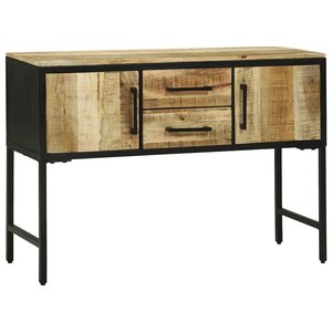 vidaXL Table console Marron 100 x 35 x 70 cm bois de manguier massif