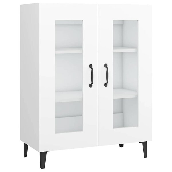 vidaXL Buffet blanc 69 5x34x90 cm bois d'ingénierie