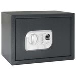 vidaXL Coffre électronique numérique avec verrouillage par empreinte digitale 25x35x25 cm en acier