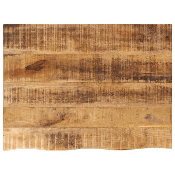 vidaXL Dessus de table 80x60x2 5 cm bord vif bois massif manguier brut