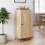 vidaXL Buffet Chêne Sonoma 33 x 34 5 x 90 cm Bois d'ingénierie