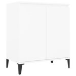vidaXL Buffet blanc 60x35x70 cm bois d'ingénierie