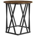 vidaXL Table basse 2 Pièces Chêne fumé Bois d'ingénierie et acier