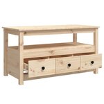vidaXL Table basse 102x49x55 cm Bois massif de pin