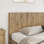vidaXL Tête de lit Chêne artisanal Bois d'ingénierie