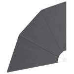 vidaXL Écran de confidentialité pour balcon Noir 160 x 160 cm tissu