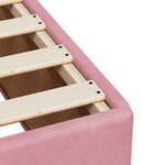vidaXL Cadre de lit Rose 80x200 cm Velours