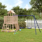 vidaXL Aire de jeux d'extérieur bois de pin massif