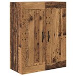 vidaXL Haut Armoire Bois Ancien 69 5 x 34 x 180 cm Bois d'ingénierie