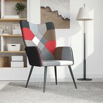 vidaXL Chaise de relaxation Patchwork Tissu