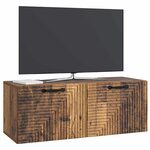 vidaXL Meuble TV mural Bois ancien 78 5 x 31 x 30 cm Bois d'ingénierie