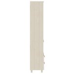 vidaXL Buffet HAMAR Marron miel 60x35x180 cm Bois massif de pin