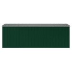 vidaXL Abri de jardin 257x489x181 cm Métal Vert