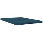 vidaXL Canapé-lit pliable 140 x 67 x 15 cm Bleu