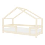 Lit cabane enfant LUCKY 120 x 180 verni