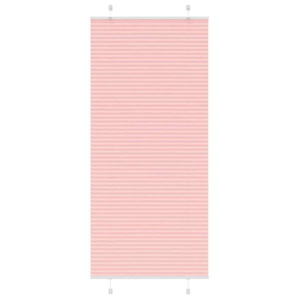 vidaXL Store plissé rose 100x200 cm largeur du tissu 99 4 cm polyester