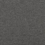 vidaXL Cadre de lit Gris foncé 180 x 200 cm Tissu
