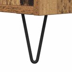 vidaXL Table basse Bois ancien 80 x 80 x 36 5 cm Bois d'ingénierie