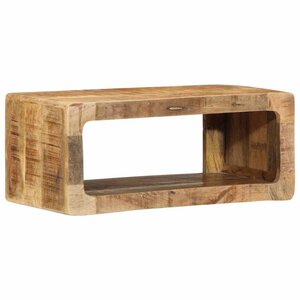 vidaXL Meuble TV Marron 60 x 30 x 25 cm Bois de manguier massif