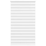 vidaXL Store zèbre blanc 120x200 cm largeur du tissu 125 9cm polyester