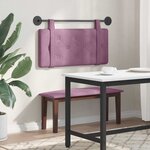 vidaXL Tête de lit suspendue Pourpre Velours