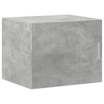 vidaXL Armoire murale gris béton 50x42 5x40 cm bois d'ingénierie