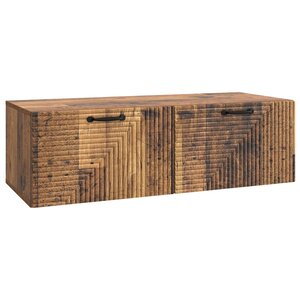 vidaXL Meuble TV mural Bois ancien 98 x 41 x 30 cm Bois d'ingénierie