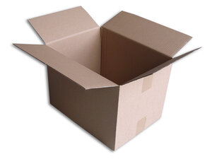 Lot de 5 boîtes carton (n°46a) format 350x260x250 mm
