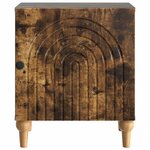 vidaXL Cabinet de chevet Chêne fumé 43 x 34 5 x 50 cm