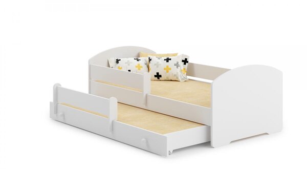Lit enfant LUK simple 160x80 gigogne avec matelas