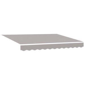 vidaXL Toile de rechange pour store banne Gris clair 300 x 200 cm