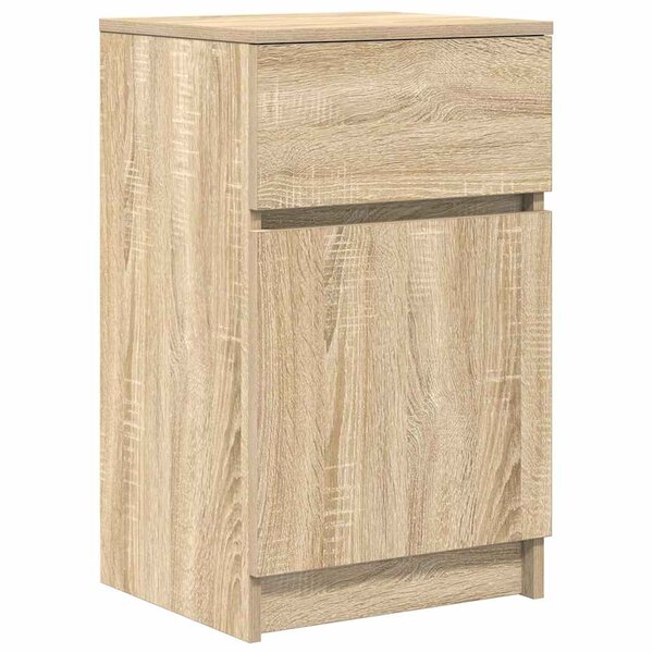vidaXL Table de chevet chêne sonoma 39x35x65 cm bois d'ingénierie
