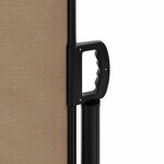 vidaXL Auvent latéral rétractable taupe 140x300 cm
