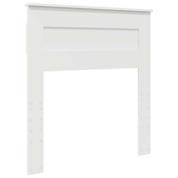 vidaXL Tête de lit Blanc 100 cm Bois d'ingénierie